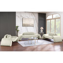 Meridian Austin Cream Velvet Loveseat IMAGE 9
