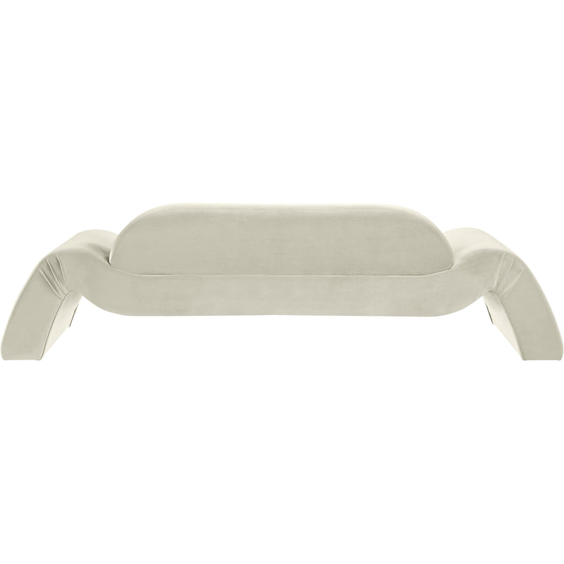 Meridian Austin Cream Velvet Sofa IMAGE 5