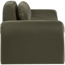 Meridian Austin Green Velvet Loveseat IMAGE 4
