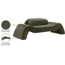 Meridian Austin Green Velvet Loveseat IMAGE 8