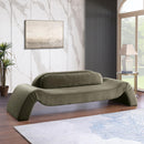 Meridian Austin Green Velvet Sofa IMAGE 2