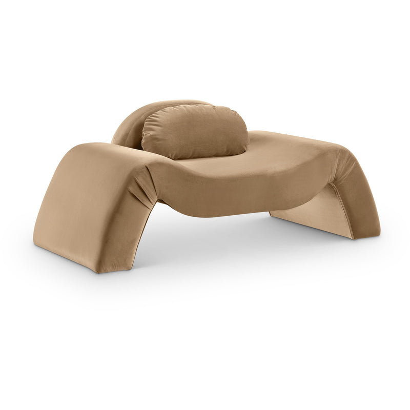 Meridian Austin Saddle Velvet Chair IMAGE 1