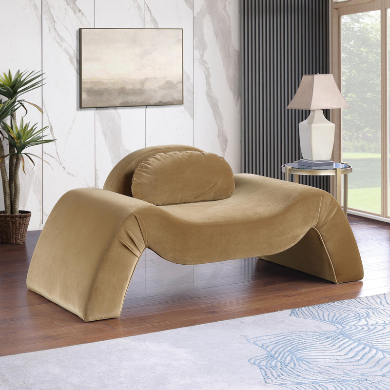 Meridian Austin Saddle Velvet Chair IMAGE 2