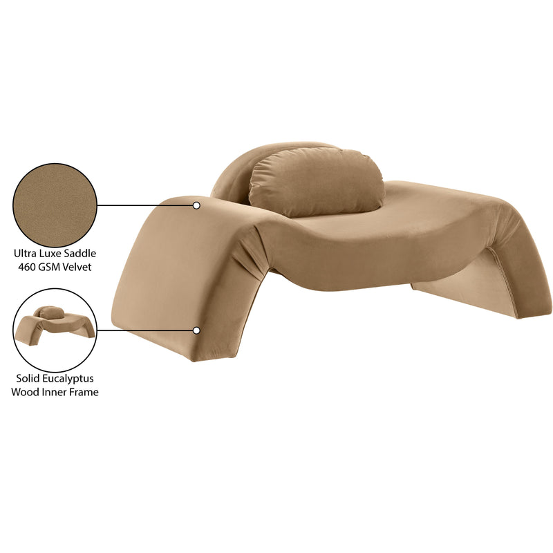 Meridian Austin Saddle Velvet Chair IMAGE 8