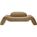 Meridian Austin Saddle Velvet Loveseat IMAGE 3