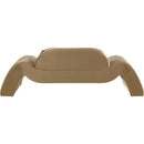Meridian Austin Saddle Velvet Loveseat IMAGE 5