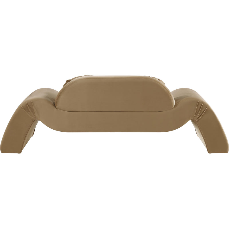 Meridian Austin Saddle Velvet Loveseat IMAGE 5