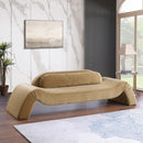 Meridian Austin Saddle Velvet Sofa IMAGE 2