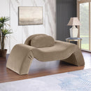 Meridian Austin Taupe Velvet Chair IMAGE 2