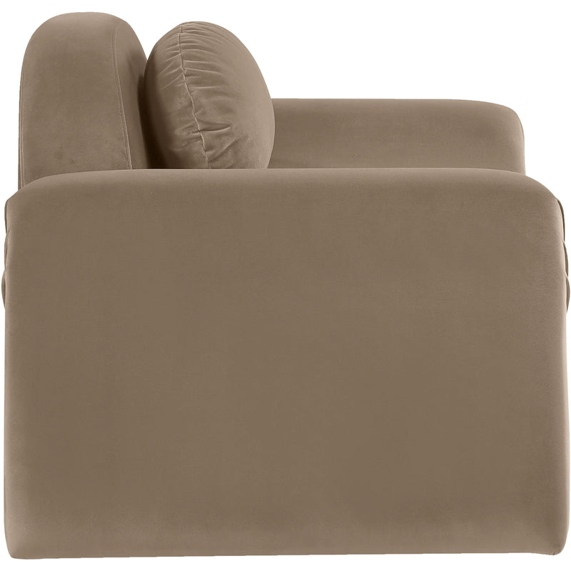 Meridian Austin Taupe Velvet Chair IMAGE 4