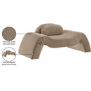 Meridian Austin Taupe Velvet Chair IMAGE 8