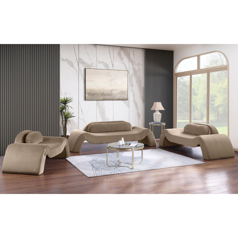 Meridian Austin Taupe Velvet Chair IMAGE 9