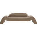 Meridian Austin Taupe Velvet Sofa IMAGE 3
