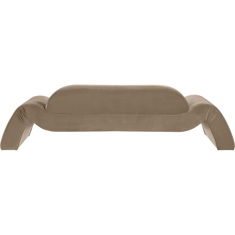 Meridian Austin Taupe Velvet Sofa IMAGE 5