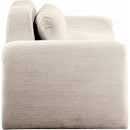 Meridian Austin Beige Corduroy Fabric Chair IMAGE 4