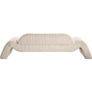 Meridian Austin Beige Corduroy Fabric Sofa IMAGE 5