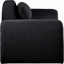 Meridian Austin Black Corduroy Fabric Chair IMAGE 4