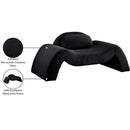 Meridian Austin Black Corduroy Fabric Chair IMAGE 8