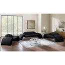 Meridian Austin Black Corduroy Fabric Loveseat IMAGE 9