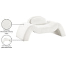 Meridian Austin Cream Corduroy Fabric Chair IMAGE 8