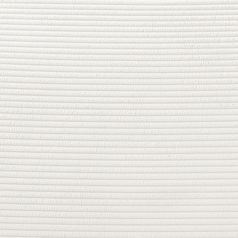 Meridian Austin Cream Corduroy Fabric Loveseat IMAGE 6