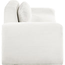 Meridian Austin Cream Corduroy Fabric Sofa IMAGE 4