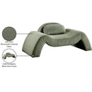 Meridian Austin Green Corduroy Fabric Chair IMAGE 8