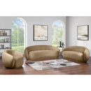 Meridian Emery Beige Velvet Chair IMAGE 9