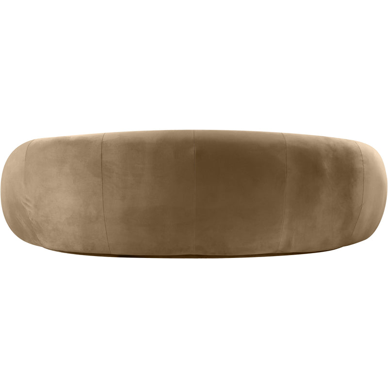 Meridian Emery Beige Velvet Sofa IMAGE 5