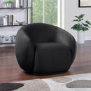 Meridian Emery Black Velvet Chair IMAGE 2