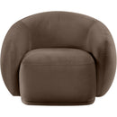 Meridian Emery Brown Velvet Chair IMAGE 3