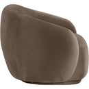 Meridian Emery Brown Velvet Chair IMAGE 4