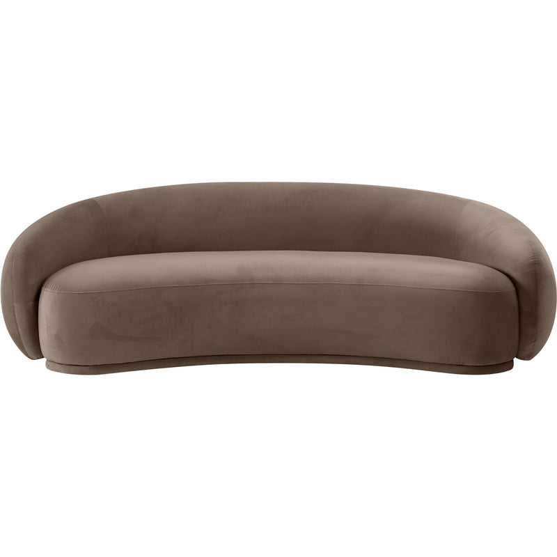 Meridian Emery Brown Velvet Sofa IMAGE 3