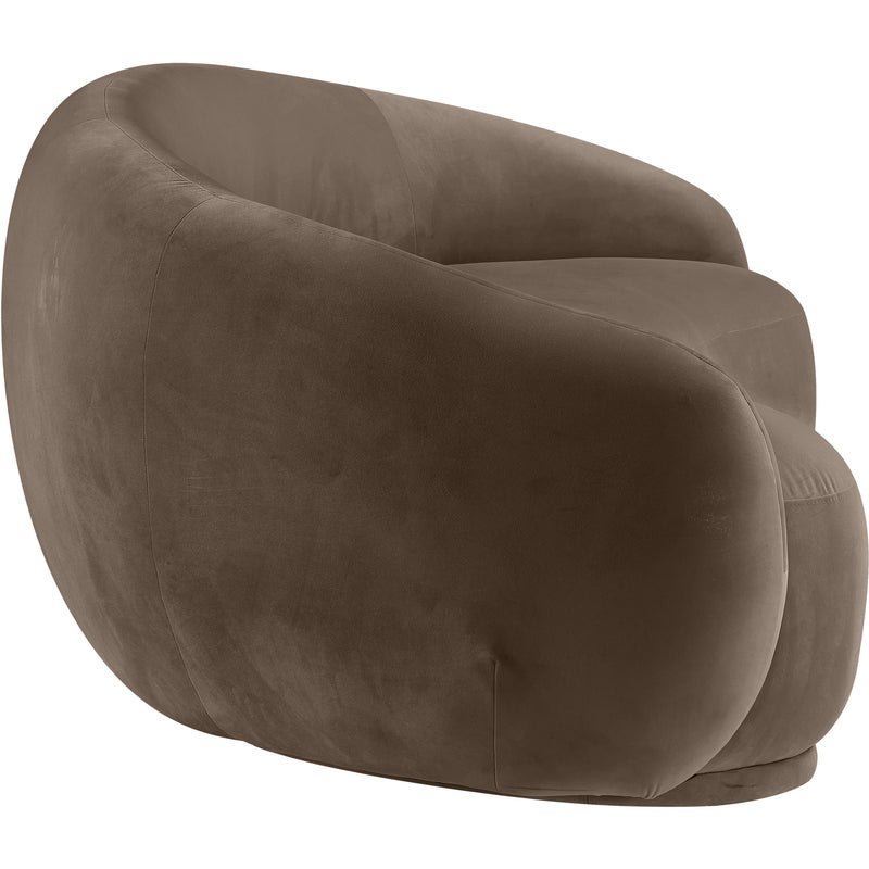 Meridian Emery Brown Velvet Sofa IMAGE 4