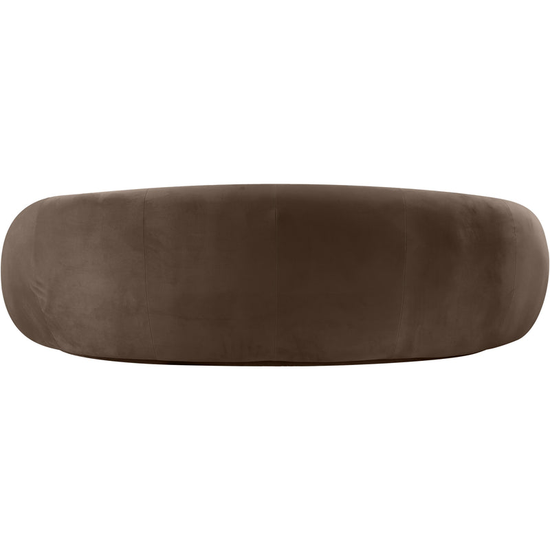 Meridian Emery Brown Velvet Sofa IMAGE 5