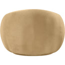 Meridian Emery Camel Velvet Chair IMAGE 5