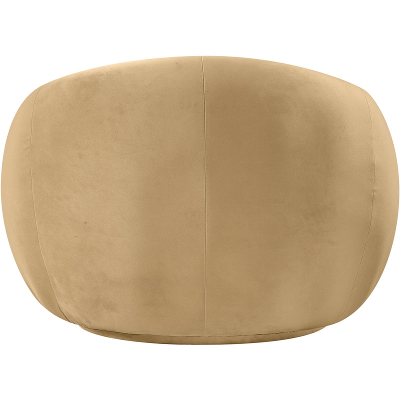 Meridian Emery Camel Velvet Chair IMAGE 5