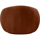 Meridian Emery Cognac Velvet Chair IMAGE 5