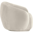 Meridian Emery Cream Velvet Chair IMAGE 4
