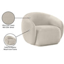 Meridian Emery Cream Velvet Chair IMAGE 8