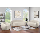Meridian Emery Cream Velvet Sofa IMAGE 9