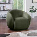 Meridian Emery Green Velvet Chair IMAGE 2
