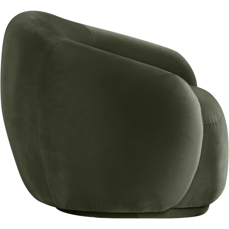 Meridian Emery Green Velvet Chair IMAGE 4
