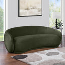 Meridian Emery Green Velvet Sofa IMAGE 2
