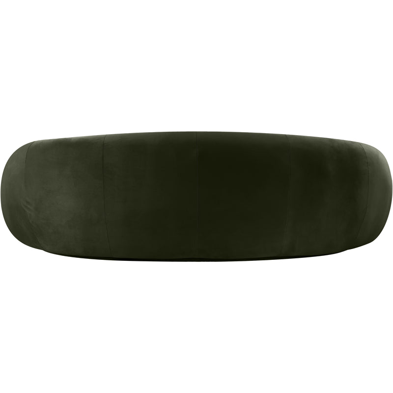 Meridian Emery Green Velvet Sofa IMAGE 5