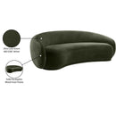 Meridian Emery Green Velvet Sofa IMAGE 8