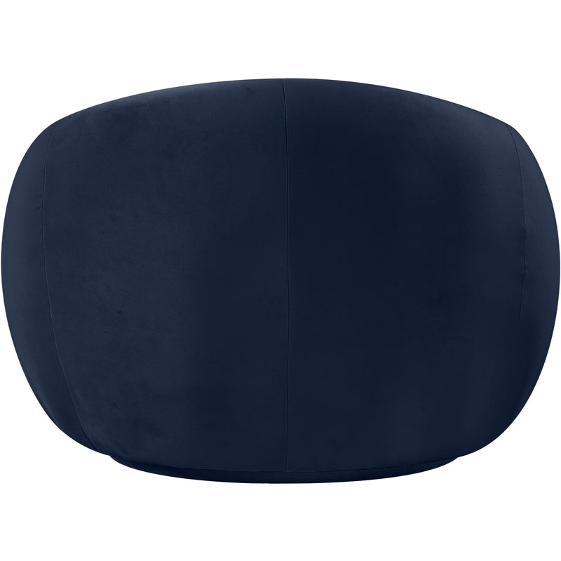 Meridian Emery Navy Velvet Chair IMAGE 5