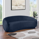 Meridian Emery Navy Velvet Sofa IMAGE 2
