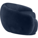Meridian Emery Navy Velvet Sofa IMAGE 4