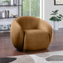 Meridian Emery Saddle Velvet Chair IMAGE 2